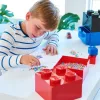 Tárolódoboz íróasztalra, fiókos, LEGO Brick 2x2, piros (L40201730)