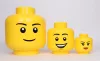 Tárolódoboz, fej, kicsi, LEGO, Happy Boy (L40310802)