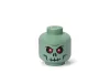 Tárolódoboz, fej, kicsi, LEGO, Green Skeleton (L40310803)