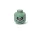 Tárolódoboz, fej, kicsi, LEGO, Green Skeleton (L40310803)