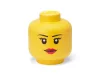 Tárolódoboz, fej, nagy, LEGO, Girl (L40321725)