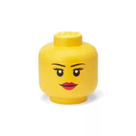 Tárolódoboz, fej, nagy, LEGO, Girl (L40321725)