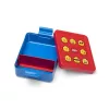 Uzsonnás doboz, LEGO Classic, kék-piros-mintás (L40520001)