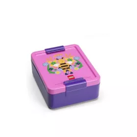   Uzsonnás doboz, LEGO Bee, lila-rózsaszín-mintás (L40520802)