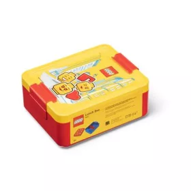   Uzsonnás doboz, LEGO Iconic Girl, piros-sárga-mintás (L40521725)