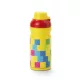 Kulacs, 390 ml, LEGO Brick, sárga-piros-mintás (L40560801)
