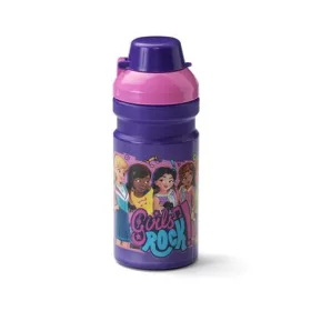   Kulacs, 390 ml, LEGO Friends, lila-rózsaszín-mintás (L40561734)