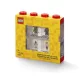Gyűjtődoboz, minifiguráknak, 8 rekesz, LEGO, piros (L40650001)
