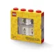 Gyűjtődoboz, minifiguráknak, 8 rekesz, LEGO, piros (L40650001)