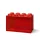 Polc, LEGO Brick 2x4, piros (L41151730)