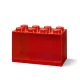 Polc, LEGO Brick 2x4, piros (L41151730)