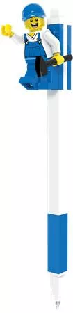 Zseléstoll, 0,7 mm, kupakos, mini figurával, LEGO, kék (L53702)