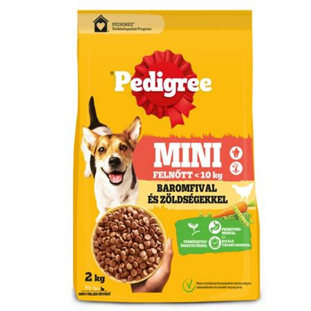Kutyaeledel, száraztáp, 2 kg, PEDIGREE, csirke és zöldség (LAE021)