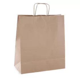 Ajándéktasak, 25x11x31 cm, APLI, barna (LCA101645)