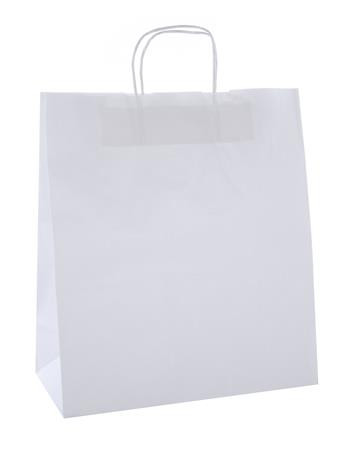 Ajándéktasak, 25x11x31 cm, APLI, fehér (LCA101649)