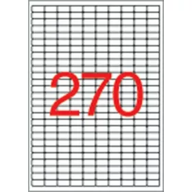   Etikett, univerzális, 17,8x10 mm, eltávolítható, kerekített sarkú, APLI, 6750 etikett/csomag (LCA10197)