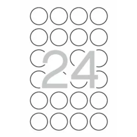   Etikett, 40 mm kör, biztonsági, APLI, 240 etikett/csomag (LCA11271)