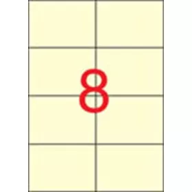   Etikett, 97x67,7 mm, színes, APLI, krémszínű, 160 etikett/csomag (LCA11801)