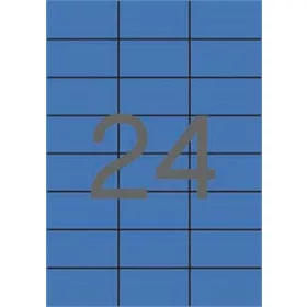   Etikett, 70x37 mm, színes, APLI, kék, 2400 etikett/csomag (LCA11835)