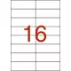 Etikett, univerzális, 105x37 mm, APLI, 160 etikett/csomag (LCA12922)