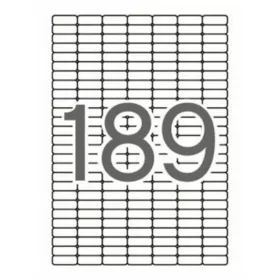   Etikett, univerzális, kerekített sarkú, 25,4x10 mm, APLI, 1890 etikett/csomag (LCA12927)