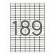 Etikett, univerzális, kerekített sarkú, 25,4x10 mm, APLI, 1890 etikett/csomag (LCA12927)