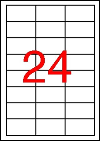 Etikett, 64,6x33,8 mm, poliészter, időjárásálló, fehér, APLI, 2400 etikett/csomag (LCA12966)
