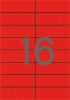 Etikett, 105x37 mm, színes, APLI, piros, 1600 etikett/csomag (LCA12978)