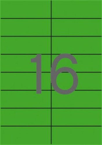 Etikett, 105x37 mm, színes, APLI, zöld 1600 etikett/csomag (LCA12979)