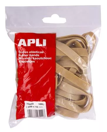 Postázógumi, 200X10mm, APLI, 100g (LCA13222)