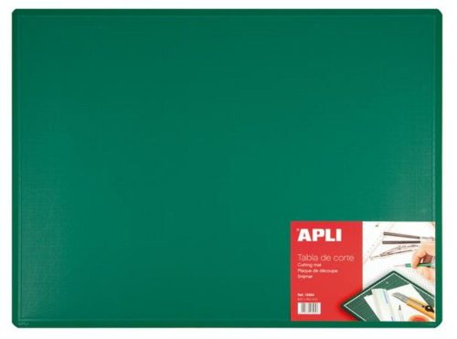 Vágóalátét, PVC, 600 x 450 x 3 mm (A2), APLI, zöld (LCA13564)