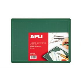   Vágóalátét, PVC, 300 x 220 x 3 mm (A4), APLI, zöld (LCA13566)