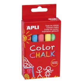   Táblakréta, kerek, 10 darabos, APLI, vegyes színek (LCA14574)