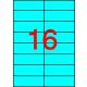 Etikett, 105x37 mm, színes, APLI, kék, 320 etikett/csomag (LCA1596)