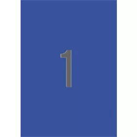   Etikett, 210x297 mm, színes, APLI, kék, 20 etikett/csomag (LCA1600)