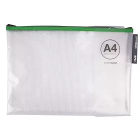   Rendszerező tasak, cipzáras, A4, APLI, vegyes színek (LCA17385)