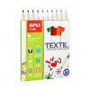 Textilfilc, 2,9 mm, APLI Kids Markers Textil, 10 különböző szín (LCA18220)