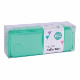   Tolltartó, cipzáras, szilikon, APLI Nordik, türkiz zöld (LCA18414)