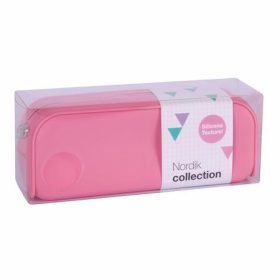   Tolltartó, cipzáras, szilikon, APLI Nordik, rózsaszín (LCA18417)