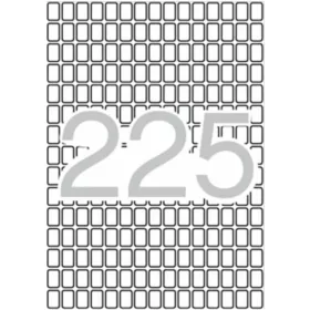   Etikett, 8x12 mm, kerekített sarkú, A5 hordozón, APLI, 3375 etikett/csomag (LCA1857)