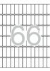 Etikett, 12x30 mm, kerekített sarkú, A5 hordozón, APLI, 990 etikett/csomag (LCA1861)