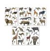 Matrica, újra felhasználható, 50 db, APLI Kids Stickers, szavanna állatai (LCA19427)