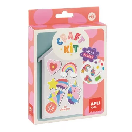 Gyémántmozaik mágnes készlet, APLI Kids Craft Kit (LCA20571)
