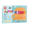 Filctoll készlet, 9,6 mm, kimosható, vastag, APLI Kids Jumbo, 14 különböző szín (LCA20623)