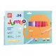Filctoll készlet, 9,6 mm, kimosható, vastag, APLI Kids Jumbo, 14 különböző szín (LCA20623)