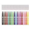 Filctoll készlet, 4,8 mm, kimosható, csillámos, APLI Kids Glitter, 18 különböző szín (LCA20626)
