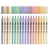 Filctoll készlet, 3,6 mm, kimosható, metálfényű, APLI Kids Metallic, 18 különböző szín (LCA20627)