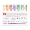 Filctoll készlet, 3,6 mm, kimosható, metálfényű, APLI Kids Metallic, 18 különböző szín (LCA20627)