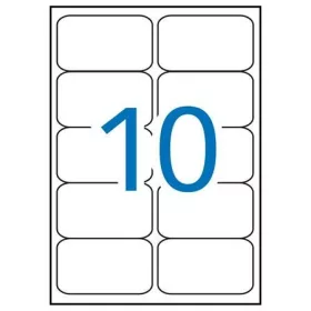   Etikett, univerzális, 99,1x57 mm, kerekített sarkú, APLI, 1000 etikett/csomag (LCA2411)