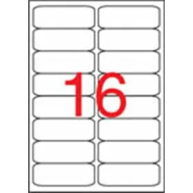   Etikett, univerzális, 99,1x34 mm, kerekített sarkú, APLI, 1600 etikett/csomag (LCA2418)